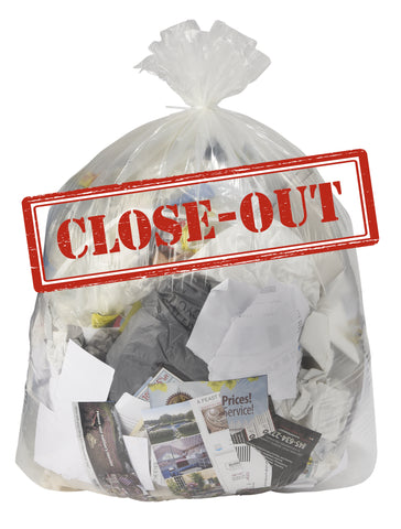 CLOSEOUT - Clear Liners/Rolls